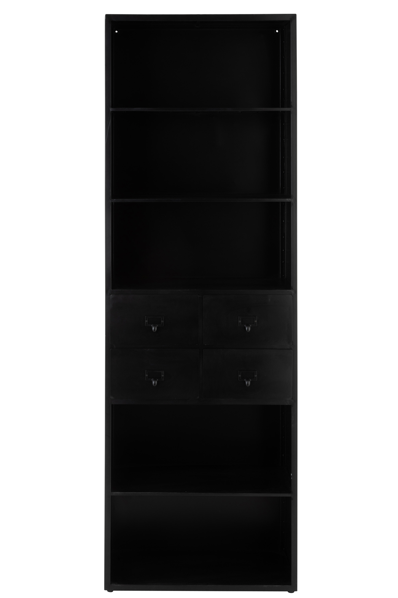 Metallschrank mit 5 Einlegeböden und 4 Schubladen – Bild 2