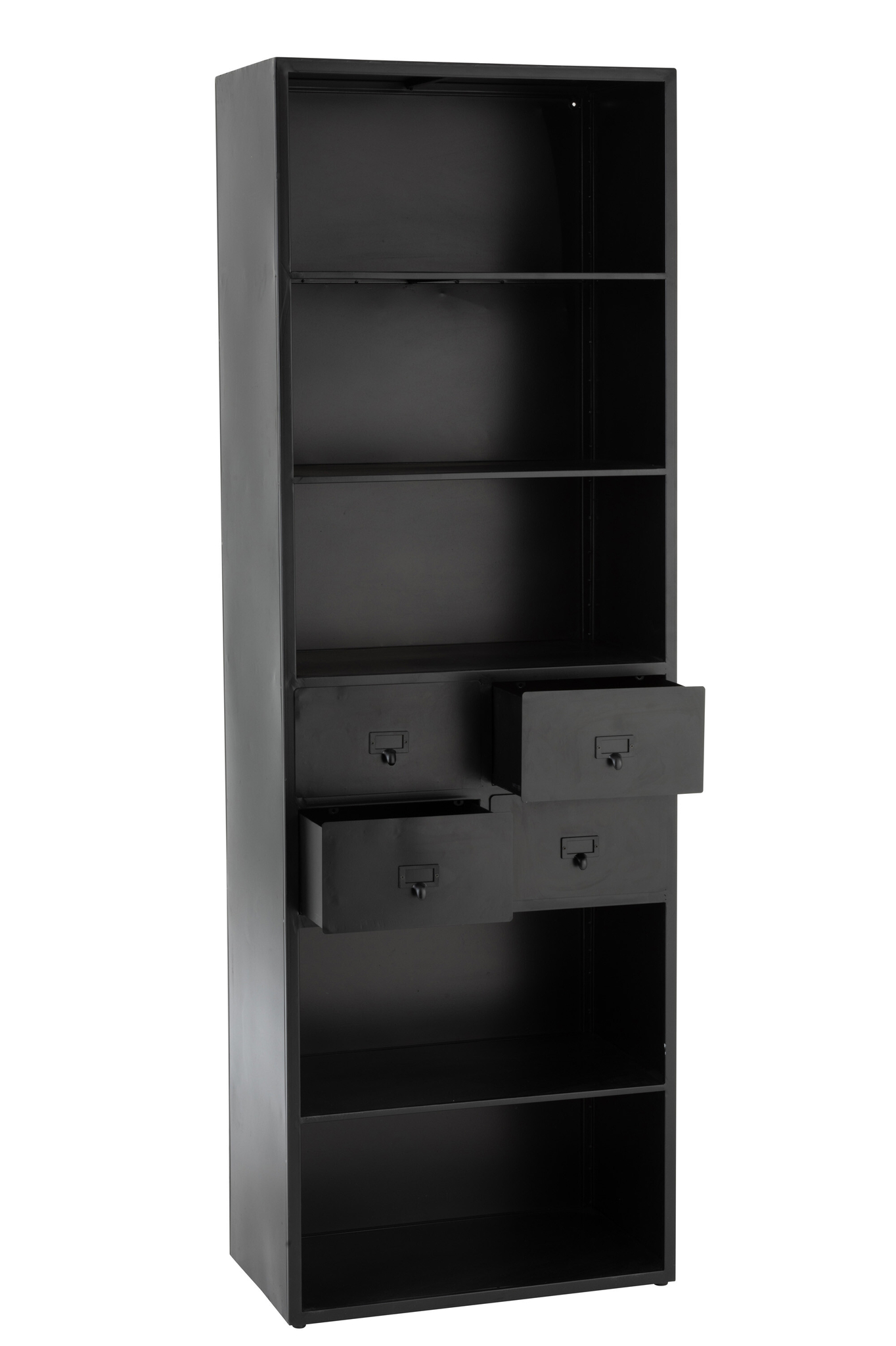 Metallschrank mit 5 Einlegeböden und 4 Schubladen – Bild 5