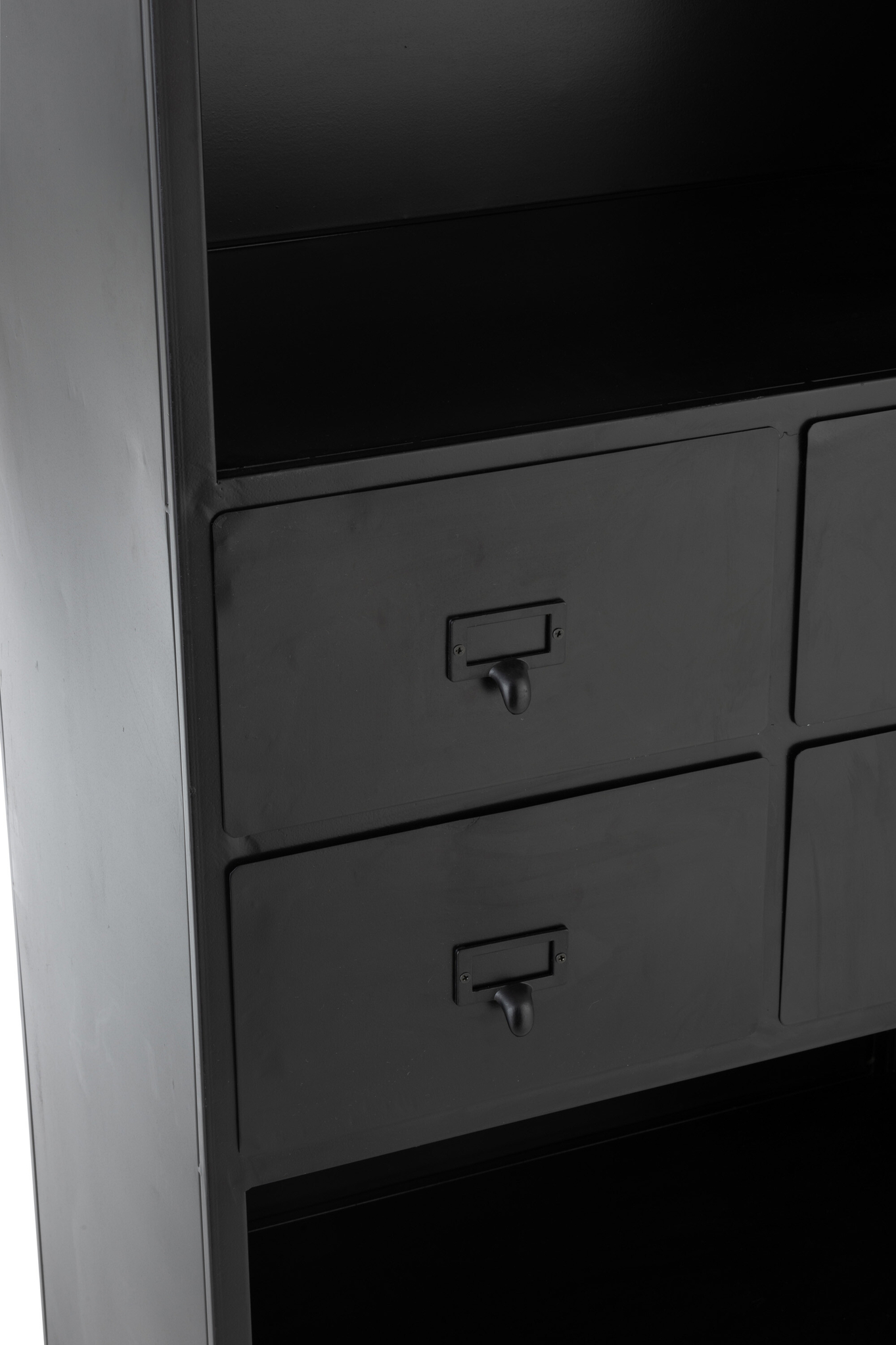 Metallschrank mit 5 Einlegeböden und 4 Schubladen – Bild 7