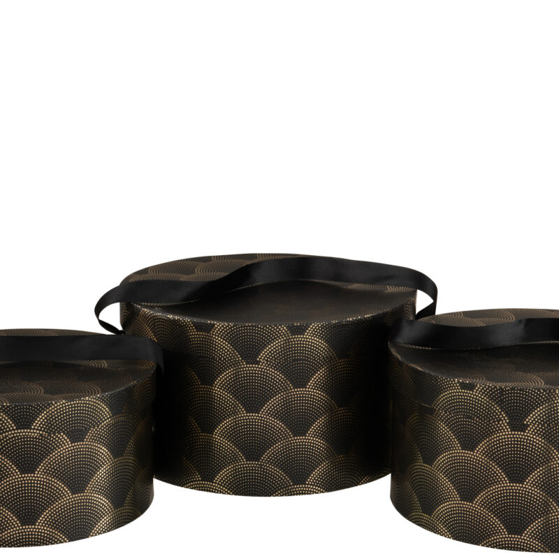 Gatsby Boxen 3er Set rund