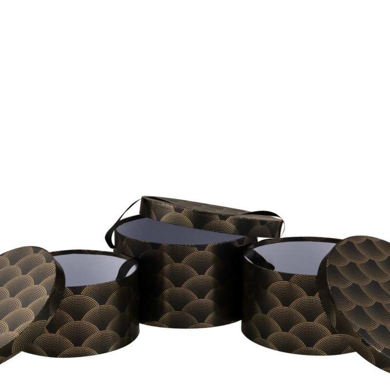 Gatsby Boxen 3er Set rund