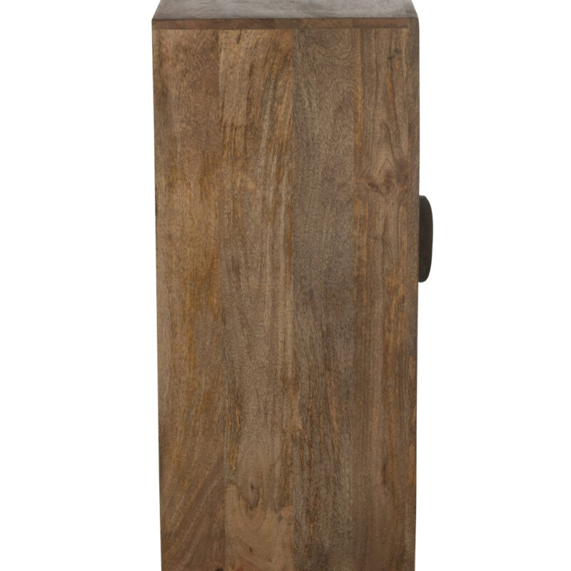 Zweiflügeliger Schrank aus Mangoholz