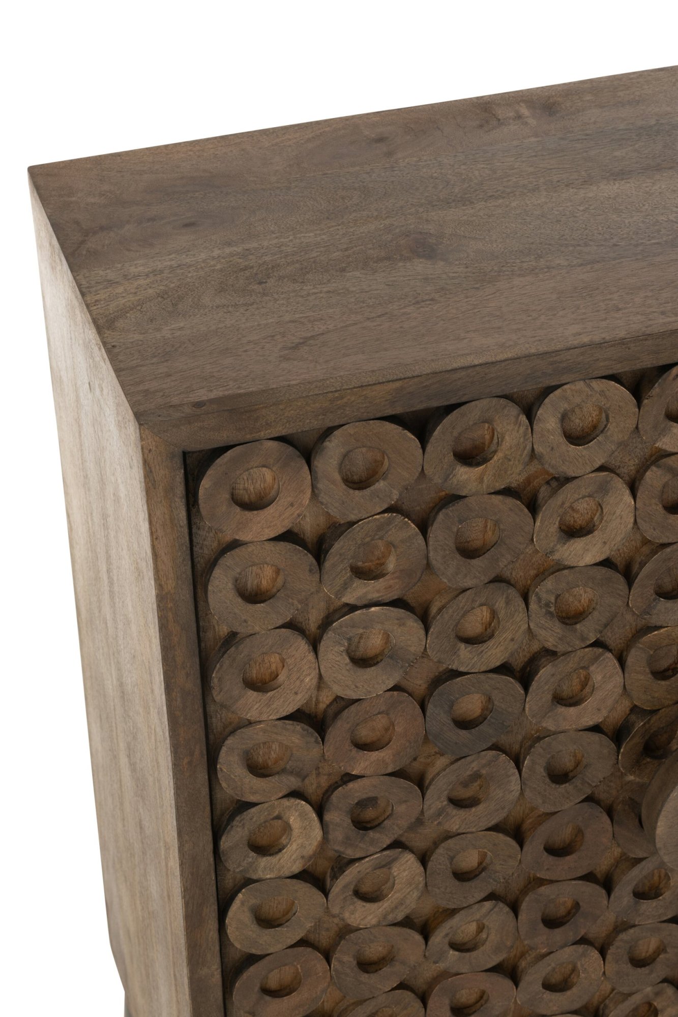 Zweiflügeliger Schrank aus Mangoholz – Bild 6