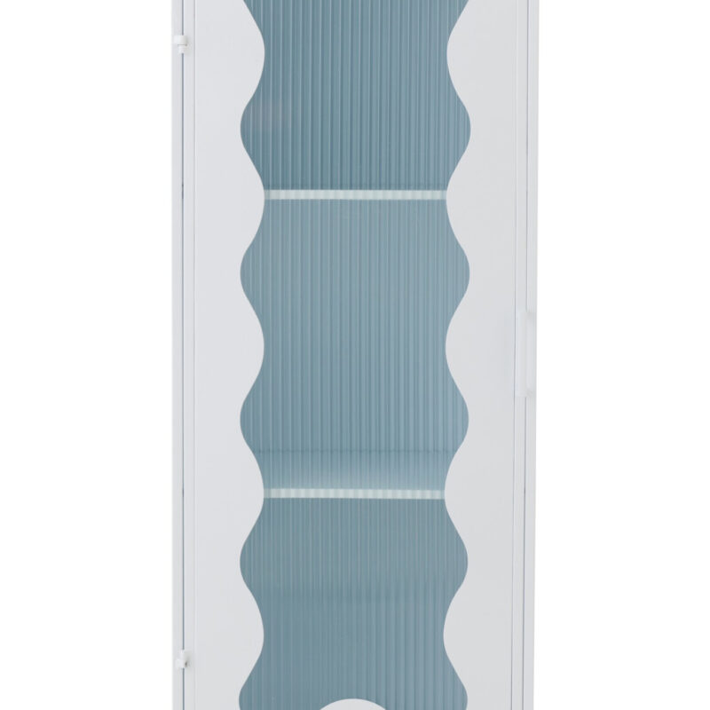 Schrank Waves aus Glas und Eisen