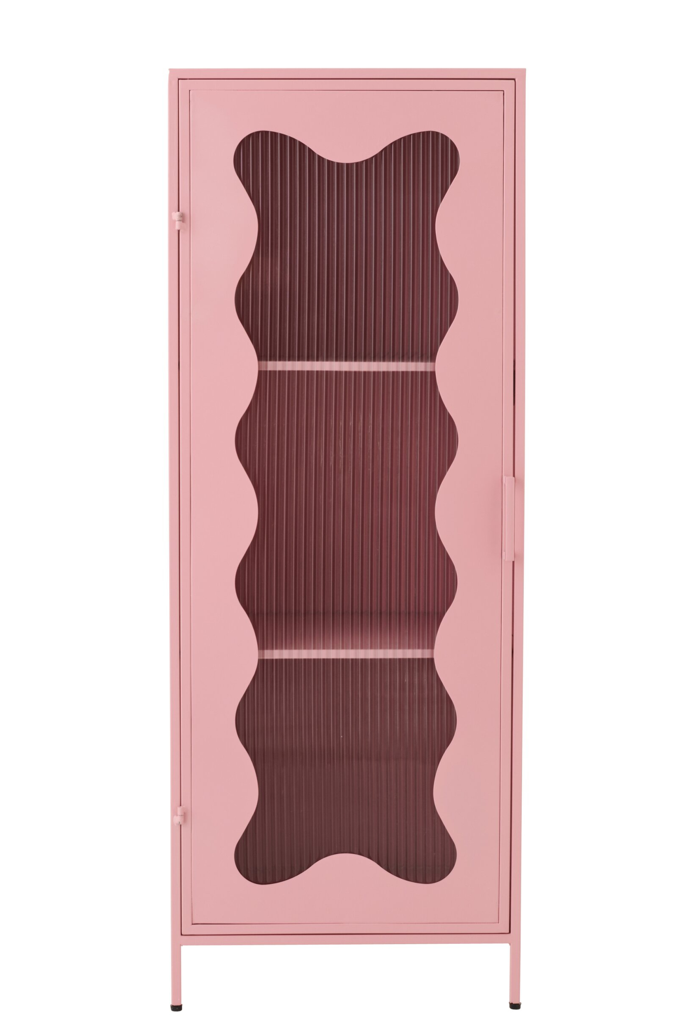Schrank Waves aus Eisen und Glas