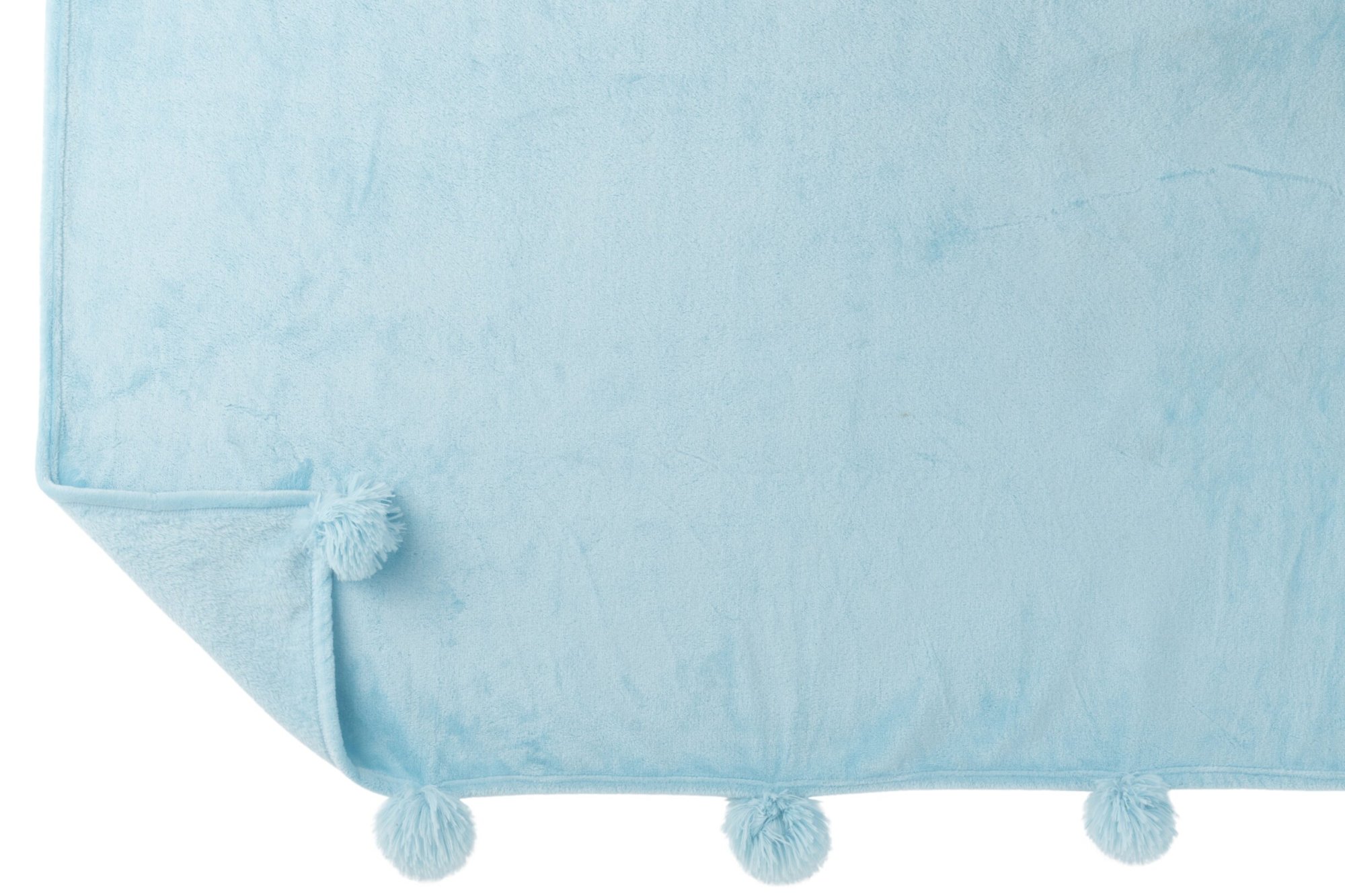 Karo Pompom Decke – Bild 3