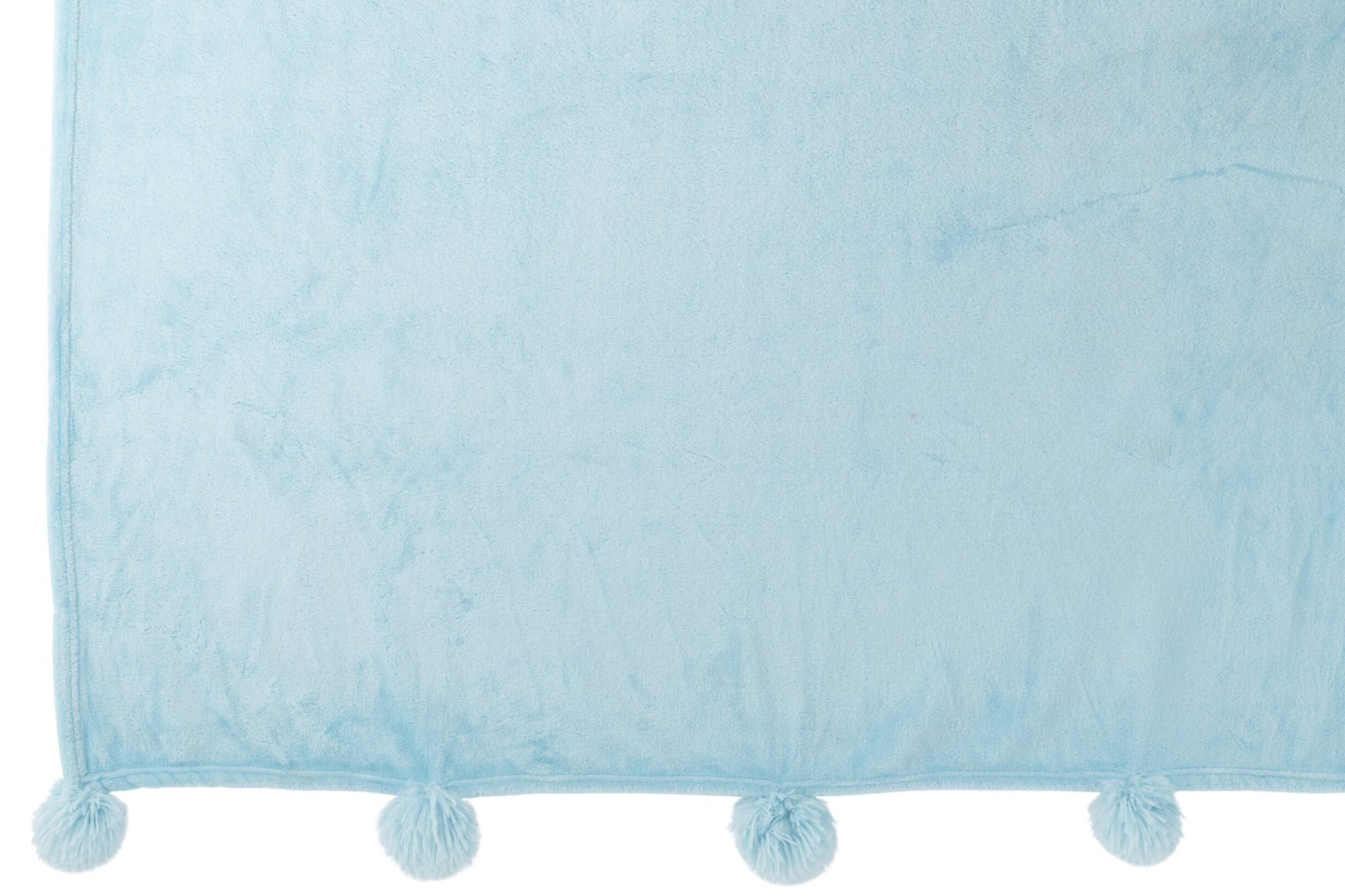 Karo Pompom Decke – Bild 4